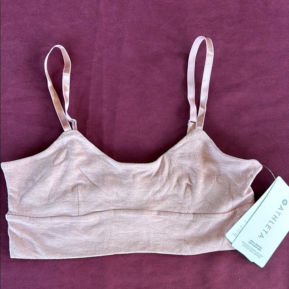 Athleta Women's Well Rested Rib Sleep Bra